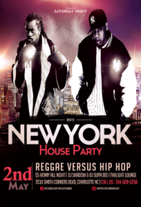 nyc house party flyer
