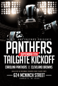 panthers tailgate